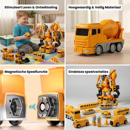 Magnetische Transformer Speelgoedset™ (35-delig)
